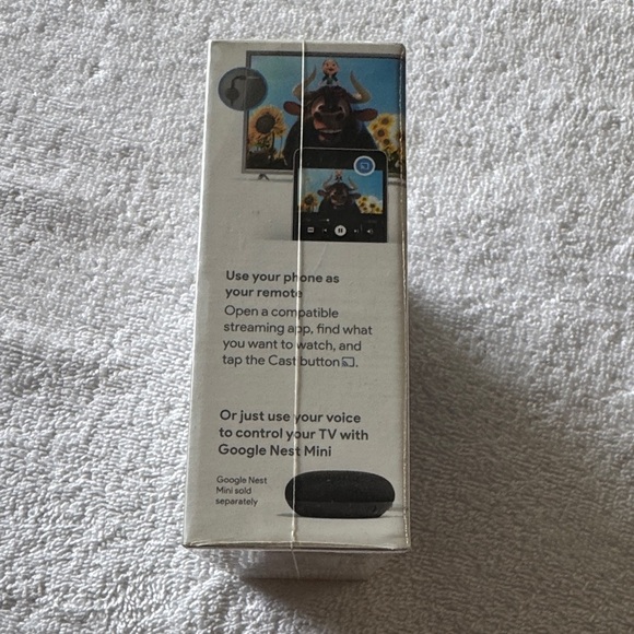 Google Chromecast in Black with Colorful Logo NWT - Picture 3 of 7